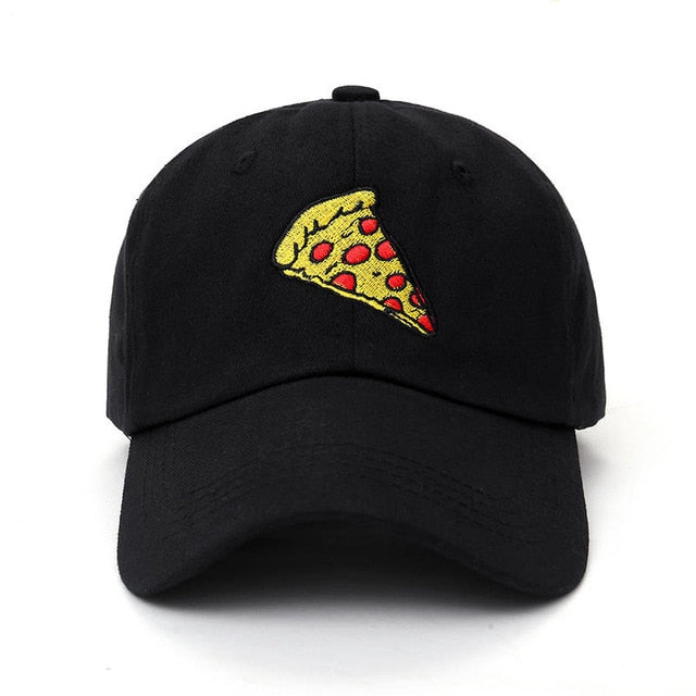 Pizza embroidery Baseball Cap
