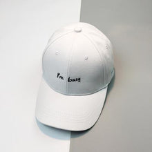 Load image into Gallery viewer, COKK Baseball Cap For Women Solid Color Embroidery Letter Snapback Hip Hop Trucker Cap Men&#39;s Baseball Caps Female Male Sun Hat