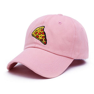Pizza embroidery Baseball Cap