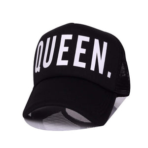 KING QUEEN Print Trucker Caps