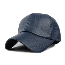 Load image into Gallery viewer, [FLB] Cool!new fashion PU black Baseball Cap women Hats For men fall Leather cap Trucker cap casquette snapback winter for women
