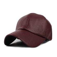Load image into Gallery viewer, [FLB] Cool!new fashion PU black Baseball Cap women Hats For men fall Leather cap Trucker cap casquette snapback winter for women