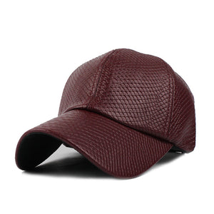 [FLB] Cool!new fashion PU black Baseball Cap women Hats For men fall Leather cap Trucker cap casquette snapback winter for women