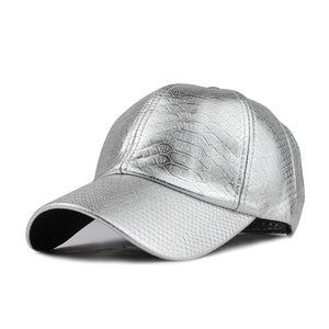 [FLB] Cool!new fashion PU black Baseball Cap women Hats For men fall Leather cap Trucker cap casquette snapback winter for women