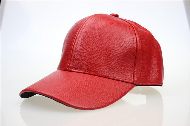 [FLB] 2017 NEW Black PU Leather Baseball Cap Hip Hop caps gorras Snapback Hat Trucker hats For Men women wholesale