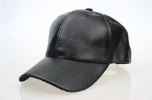 Load image into Gallery viewer, [FLB] 2017 NEW Black PU Leather Baseball Cap Hip Hop caps gorras Snapback Hat Trucker hats For Men women wholesale