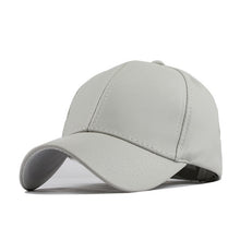 Load image into Gallery viewer, [FLB] Wholesale New Winter PU Leather Caps Baseball Cap Biker Trucker casquette Snapback Hats For Men Women Hats And Caps F238