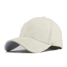 Load image into Gallery viewer, [FLB] Wholesale New Winter PU Leather Caps Baseball Cap Biker Trucker casquette Snapback Hats For Men Women Hats And Caps F238