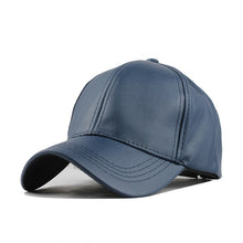 Load image into Gallery viewer, [FLB] Wholesale New Winter PU Leather Caps Baseball Cap Biker Trucker casquette Snapback Hats For Men Women Hats And Caps F238