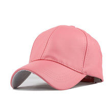 Load image into Gallery viewer, [FLB] Wholesale New Winter PU Leather Caps Baseball Cap Biker Trucker casquette Snapback Hats For Men Women Hats And Caps F238