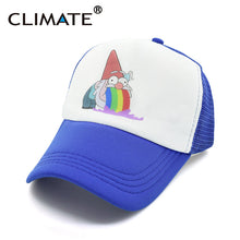 Load image into Gallery viewer, CLIMATE Gravity Dipper Mabel Pines Cosplay Mesh Trucker Cosplay Caps Hat Summer Cool Kids Boys Girls Adult U.S Cartoon Mabel Cap