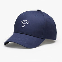 Load image into Gallery viewer, Snapback Trucker Cap Wifi Logo Baseball Caps for Women Men Embroidery Adjustable Hip Hop Cap Casual Unisex Outdoor Fitted Hats