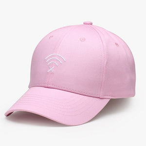 Snapback Trucker Cap Wifi Logo Baseball Caps for Women Men Embroidery Adjustable Hip Hop Cap Casual Unisex Outdoor Fitted Hats