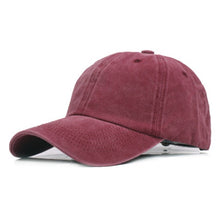 Load image into Gallery viewer, Mens Trucker Cap Summer Dat Hat Snapback Baseball Cap Wpmen Hip Hop Duck Tongue Hat Unisex Washed Adjustable Solid Trucker Hats