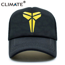 Load image into Gallery viewer, CLIMATE Men Women Trucker Caps Kobe Bryant Basketball Fans Caps Cool Summer Baseball Caps Mesh Net Trucker Cool Sport Caps Hat