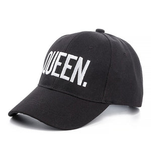 Hot KING QUEEN Baseball Cap Men Women Visor Caps Couple Lover Dad Hat Hip Hop Street Sports Trucker Hat Cap Good Gift Cap