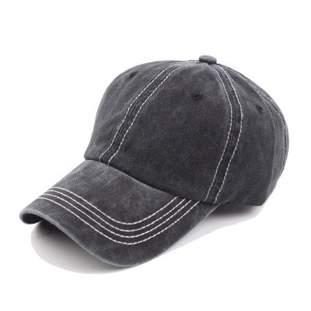 Trucker Cap Snapback Dad Hat Hip Hop Baseball Cap Men Adjustable Hat Women Solid Denim Hats Trendy Autumn Spring Unisex Dad Caps