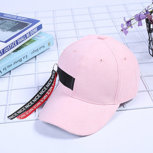Trucker Cap Snapback Dad Hat for Men Women Outdoor Hip Hop Cap Fashion Unisex Korea Style Adjustable Long Ribbon Baseball Caps