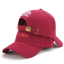 Load image into Gallery viewer, Kendrick Lamar DAMN Trucker Cap Bone Snapback Baseball Caps Adjustable Hip Hop Dad Hats Summer Embroidery Hat DAMN Rapper Cap