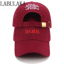 Load image into Gallery viewer, Kendrick Lamar Dad Hat DAMN Trucker Cap Embroidered Snapback Baseball Cap for Men Women Adjustable Hip Hop Rapper Summer Caps