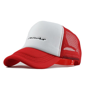 [FLB] Summer Mesh Baseball Cap 3-10year Kids Snapback Children Trucker Hat For Girl Boy Casual Casquette baby hats WholesaleF143