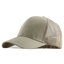 Load image into Gallery viewer, [FLB] Summer Mesh Cap Ponytail Caps Messy Buns Trucker Plain Baseball Cap Fashion Snapback Sports Hats For Women Man F144