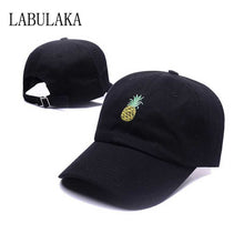 Load image into Gallery viewer, Trucker Cap Dad Hat Pineapple Embroidery Baseball Cap Hip Hop Bone Snapback Funny Cap Fresh Fruit Hipster Hats Summer Dad Cap