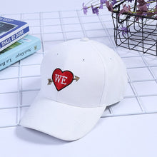 Load image into Gallery viewer, Stylish Baseball Caps Embroidery Snapback Hip Hop Cap Men Women Adjustable Trucker Hat Unisex Heart Shape Letter Print Dad Hat
