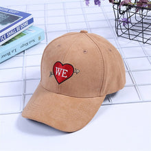 Load image into Gallery viewer, Stylish Baseball Caps Embroidery Snapback Hip Hop Cap Men Women Adjustable Trucker Hat Unisex Heart Shape Letter Print Dad Hat