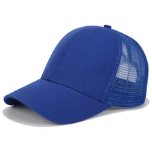 Load image into Gallery viewer, Trucker Cap Ponytail Baseball Cap Women Mesh Hip Hop Snapback Dad Hats Summer Female Outdoor Sport Adjustable Breathable Hat