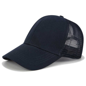 Trucker Cap Ponytail Baseball Cap Women Mesh Hip Hop Snapback Dad Hats Summer Female Outdoor Sport Adjustable Breathable Hat