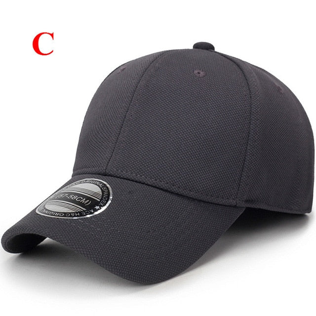 solid unisex black baseball cap men snapback hat  women cap flexfit fitted hat Closed  Male full cap  Gorras Bones trucker hat