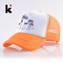 Load image into Gallery viewer, Snapback Mesh Baseball Cap Summer Outdoor Sport Hats For Men Women Fashion Trucker Caps Boys Girls Hip Hop Skateboard Casquette