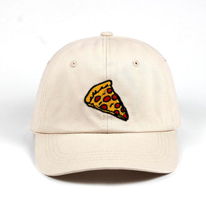 Pizza embroidery Baseball Cap