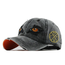 Load image into Gallery viewer, [FLB] Washed Cotton Men Cap Baseball Caps Hip Hop Snapback Dad Hat for Women cap Trucker Embroidery Eagle Eye Casquette F156