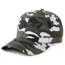 Load image into Gallery viewer, Snow Camo Baseball Cap Men Tactical Cap Camouflage Snapback Hat For Men High Quality Bone Dad Hat Trucker W715