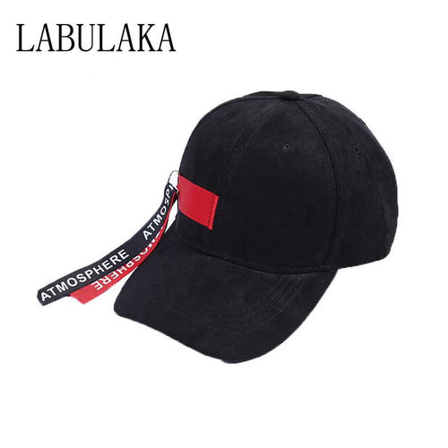 Trucker Cap Snapback Dad Hat for Men Women Outdoor Hip Hop Cap Fashion Unisex Korea Style Adjustable Long Ribbon Baseball Caps