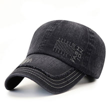 Load image into Gallery viewer, [AETRENDS]cotton cap men 2018 football caps with straight visor hip hop baseball cap with logo motocross bone trucker hat Z-6526