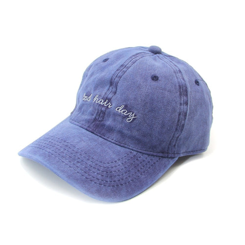 Sport Trucker Baseball Bad Hair Day Letters Cap Men Women Lightweight Adjustable Dad Plain Caps Cotton Snapback Hats /AHB012-013