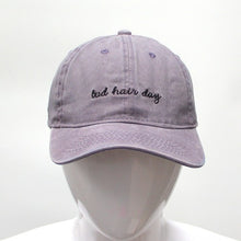 Load image into Gallery viewer, Sport Trucker Baseball Bad Hair Day Letters Cap Men Women Lightweight Adjustable Dad Plain Caps Cotton Snapback Hats /AHB012-013