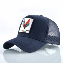Load image into Gallery viewer, Top Fashion Baseball Cap For Men Women Summer Mesh Embroidery Cock Trucker Bones Snapback Hip Hop Hat Casual Cotton Casquette