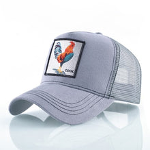 Load image into Gallery viewer, Top Fashion Baseball Cap For Men Women Summer Mesh Embroidery Cock Trucker Bones Snapback Hip Hop Hat Casual Cotton Casquette