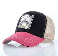 Load image into Gallery viewer, Panda Trucker Cap Snapback Patch Baseball Cap Women Casual Breathable Mesh Hats For Men Unisex Hip Hop Casquette