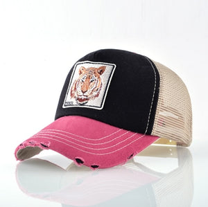 Panda Trucker Cap Snapback Patch Baseball Cap Women Casual Breathable Mesh Hats For Men Unisex Hip Hop Casquette