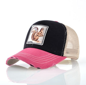Panda Trucker Cap Snapback Patch Baseball Cap Women Casual Breathable Mesh Hats For Men Unisex Hip Hop Casquette
