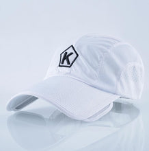 Load image into Gallery viewer, Summer Baseball Cap Men Women Retractable Visor K Embroidery Snapback Mesh Hat Fishing Riding Quick-Dry Bone Trucker Casquette