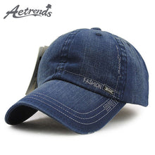 Load image into Gallery viewer, [AETRENDS] Brand baseball cap demin cotton trucker cap hiphop snapback hats for men korean stylish gorras para hombre Z-2207