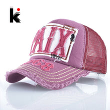 Load image into Gallery viewer, Outdoors Casual Hats For Women Summer Breathable Mesh 1968 PAIX Baseball Cap Unisex Snapback Trucker Hat 2018 Bones Masculino
