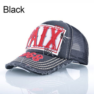 Outdoors Casual Hats For Women Summer Breathable Mesh 1968 PAIX Baseball Cap Unisex Snapback Trucker Hat 2018 Bones Masculino