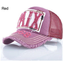 Load image into Gallery viewer, Outdoors Casual Hats For Women Summer Breathable Mesh 1968 PAIX Baseball Cap Unisex Snapback Trucker Hat 2018 Bones Masculino